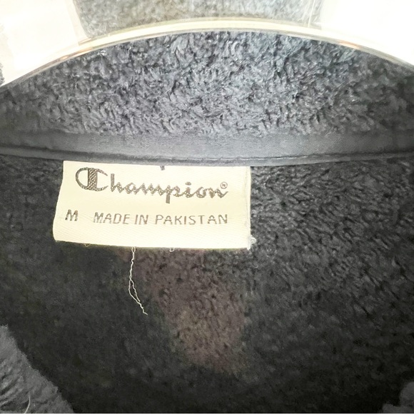 CHAMPION NAVY BLUE FLEECE FULL ZIP JACKET WOMENS MEDIUM - Picture 3 of 5